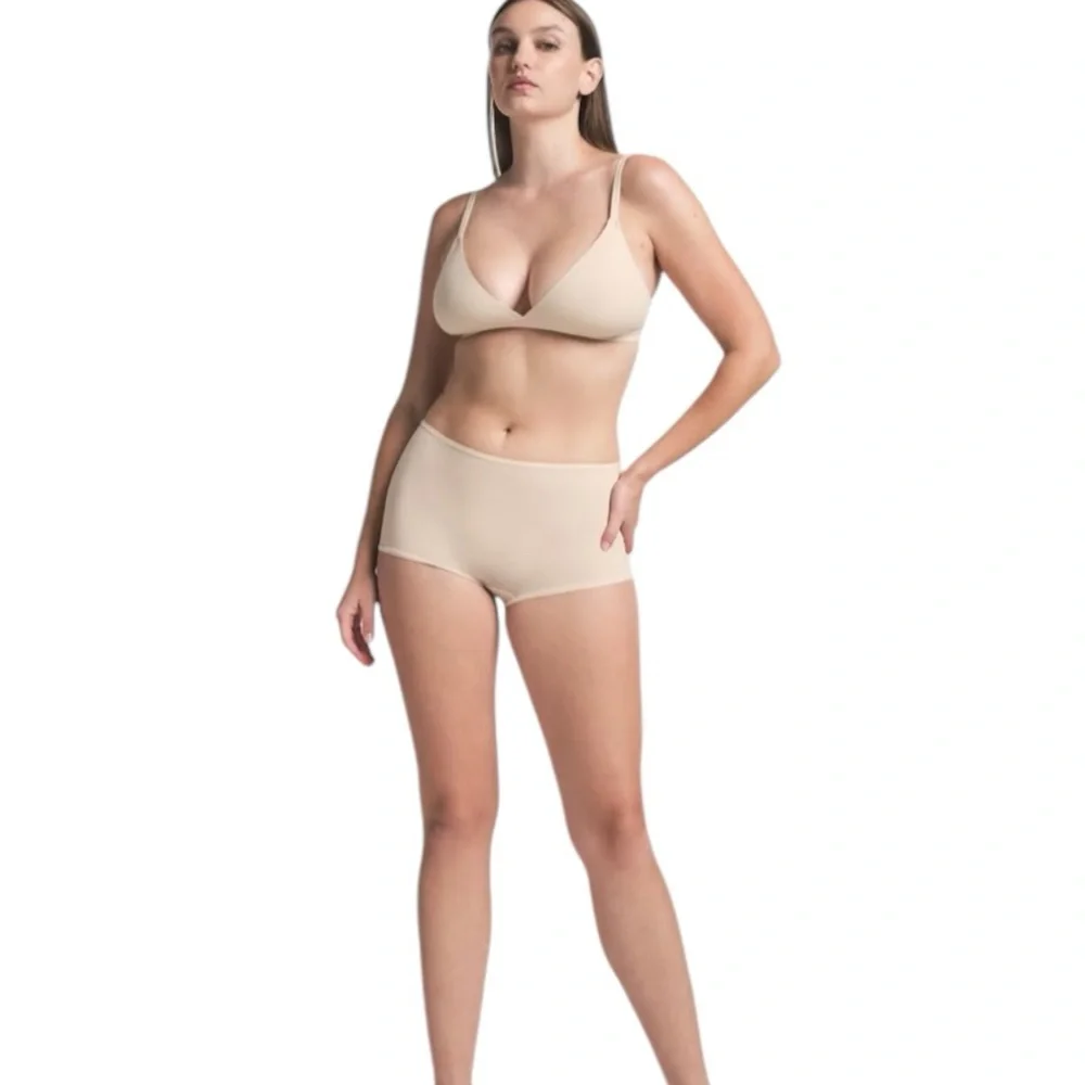 Skim’s Fits Everybody Boyshort panty underwear sand Small S NEW NWT - Picture 1 of 4